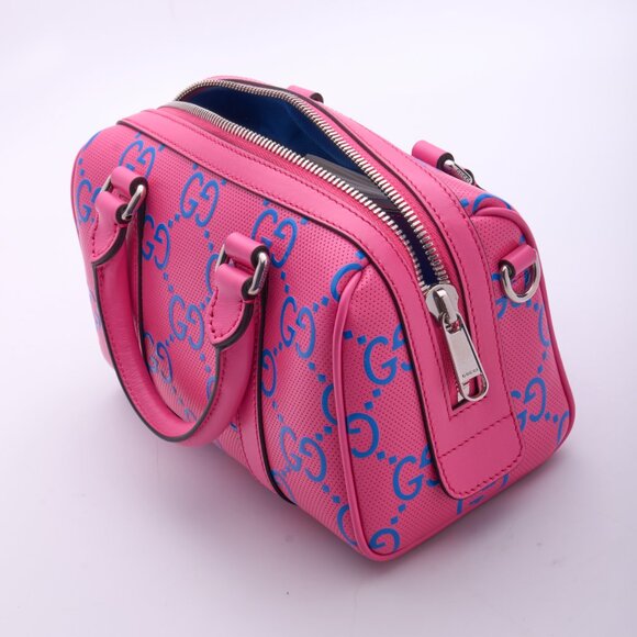 Gucci Jumbo GG Leather 2 Way Handbag Pink 725292 - Picture 6 of 15